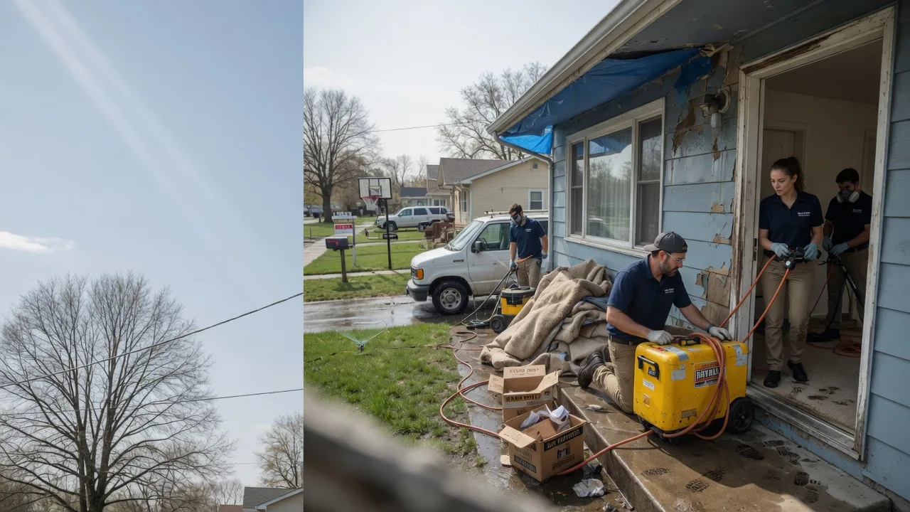 Basement Flood Cleanup in Onward, IN near me